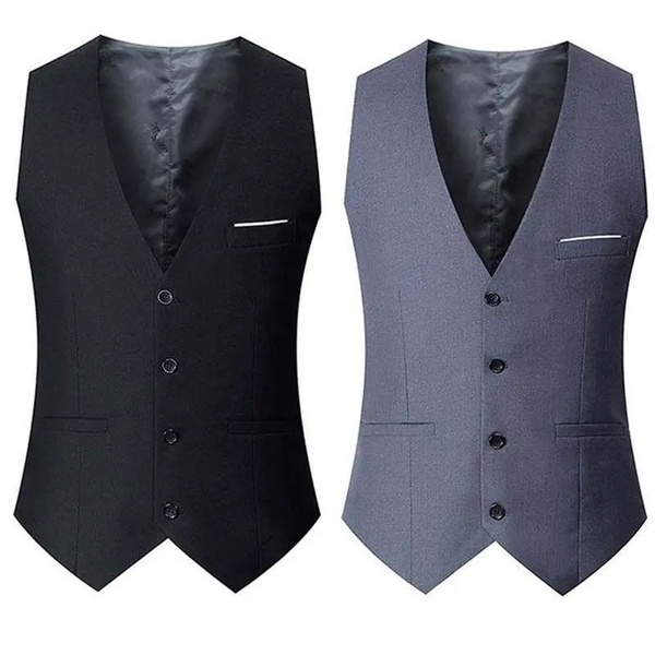 Cotton Party Wear Sleeveless Plain Men Waistcoat at Rs 450/piece in Thane